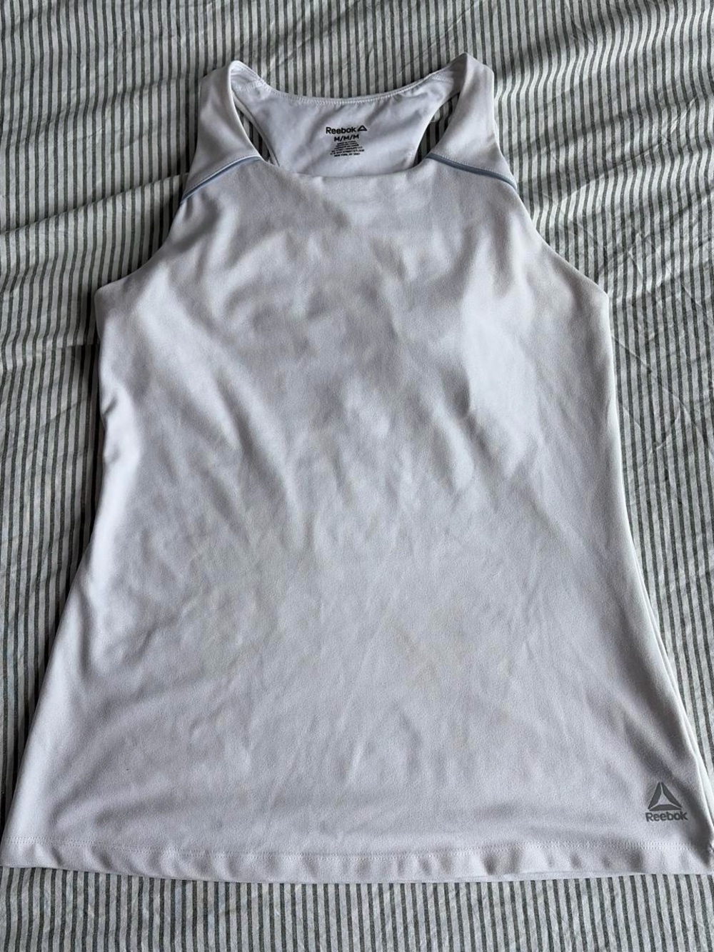 Reebok White Women's Racerback Tank Top